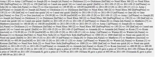 Expected Outcome for one column