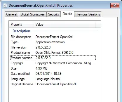 Make sure to click on the show package details.