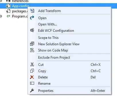 Screenshot of layout after changing textsize