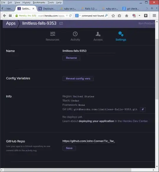 The application is in break mode