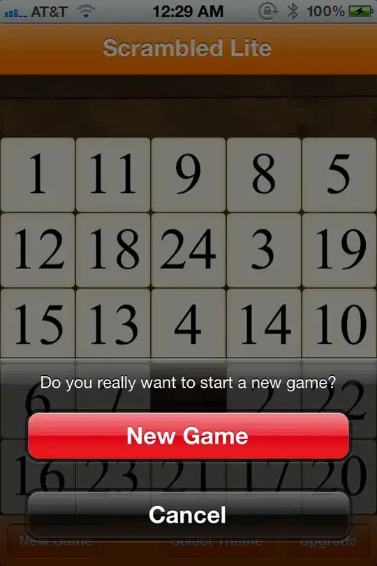 How it looks when correct