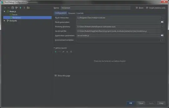 Nodemon + Webstorm on Windows