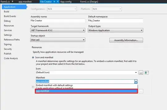Select Manifest option