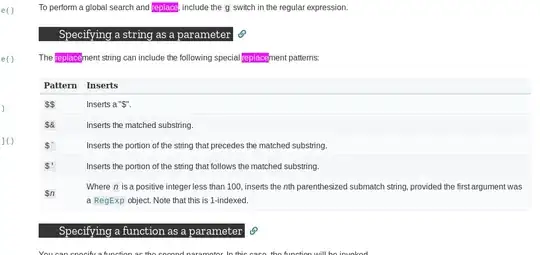 console with all the props being fetched