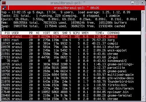 Two cells aligned to the left