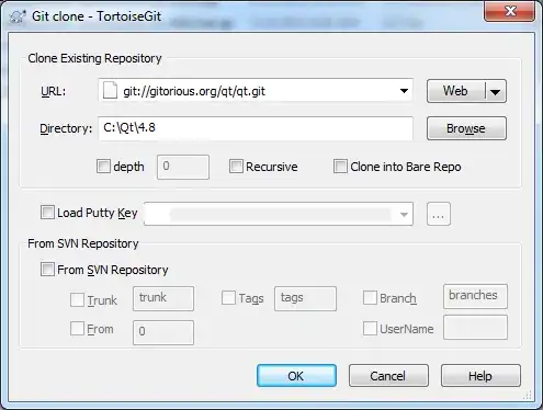 TortoiseGit clone window