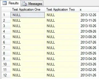 Screenshot of the same 16 by 6 grid, but this time, there are no green squares. Every single cell in the grid is filled with a black “port shape”.