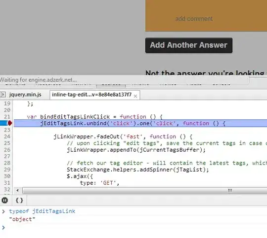 Screenshot of Chrome developer tools on StackOverflow