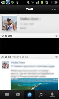 Grey background on Android