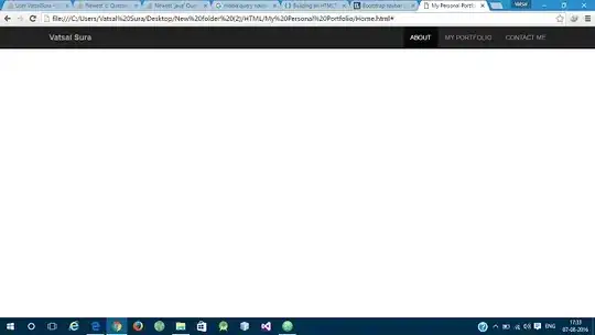 Webpage on large screen