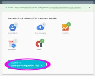 generate configuration files