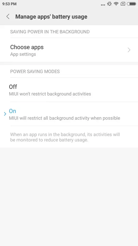 Power Saving Modes
