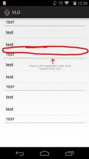 Ugly separators between items and headers