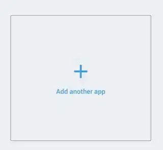 Add another app section