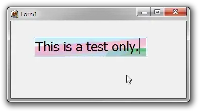 Custom edit background