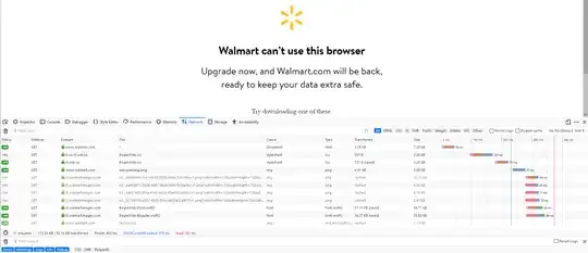 Walmart Network Log