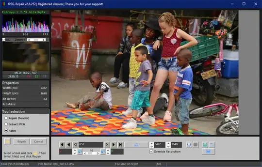 the repaired jpeg file