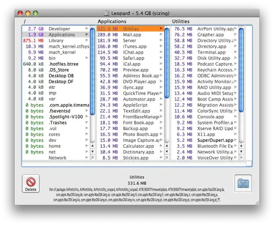 OmniDiskSweeper in use