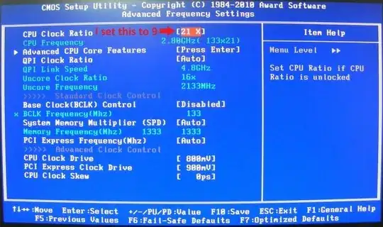 Advanced Frequency Settings