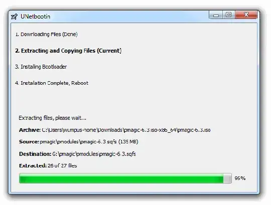 UNetbootin writing to a USB drive