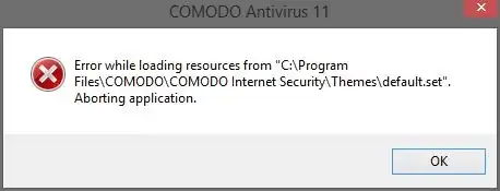 Error : loading resources
