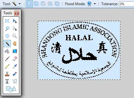 Paint.NET wand global flood