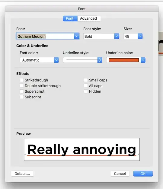 Font settings preview (how I want it to look)