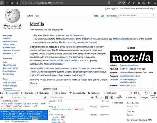 Example of print tools