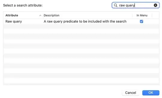 raw query search attribute