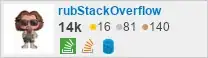 perfil de rubStackOverflow no Stack Exchange, uma rede gratuita de sites de perguntas e respostas orientadas à comunidade