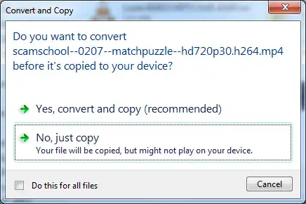 Do you want to convert <video> before it's copied to your device?