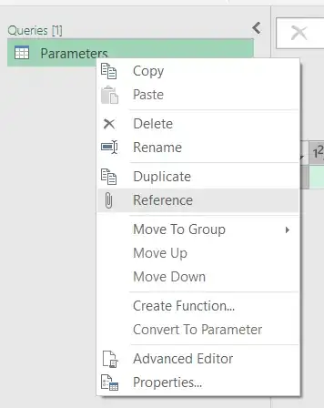 Creating reference from an existing query