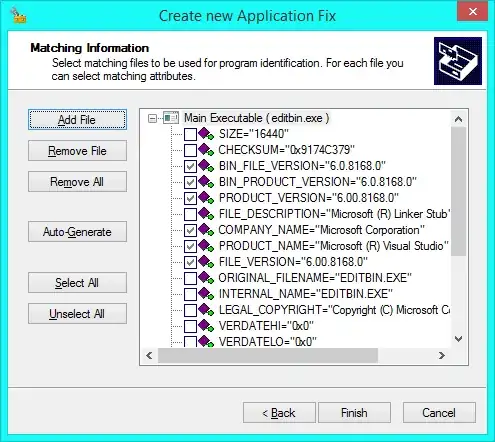 no action needed on matching info