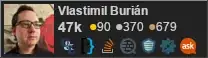 profile for Vlastimil Burián on Stack Exchange, a network of free, community-driven Q&A sites