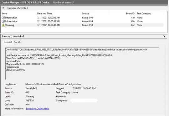 Drive Events - Warning
