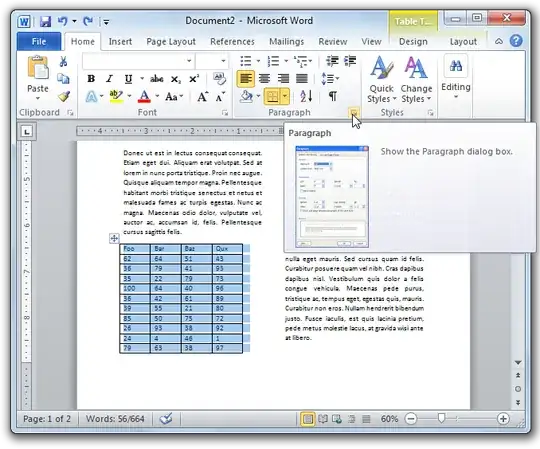 Select the expand arrow in the corner of the paragraph section