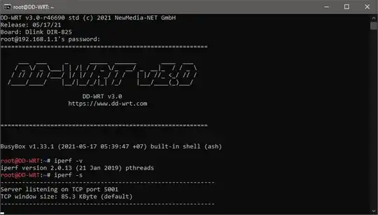 iperf on dd-wrt