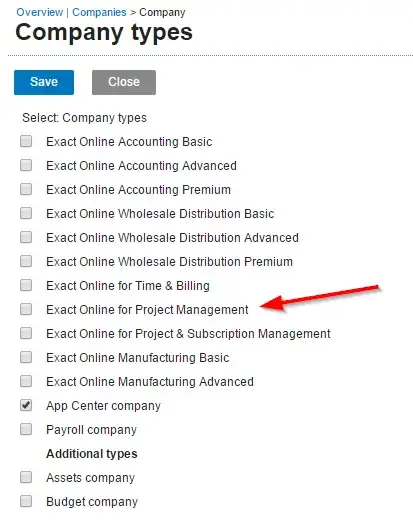 Change type to get internal rates visible