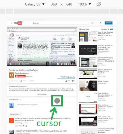 Device mode in Chrome