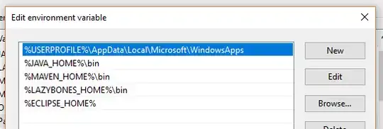 Environment variable referencing other environment variables