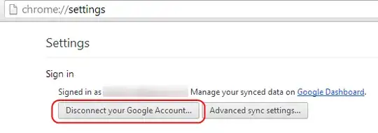 Disconnect Google account