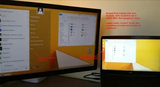 Docked after boot from undocked