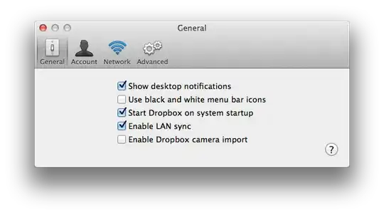 The last option is not selected
