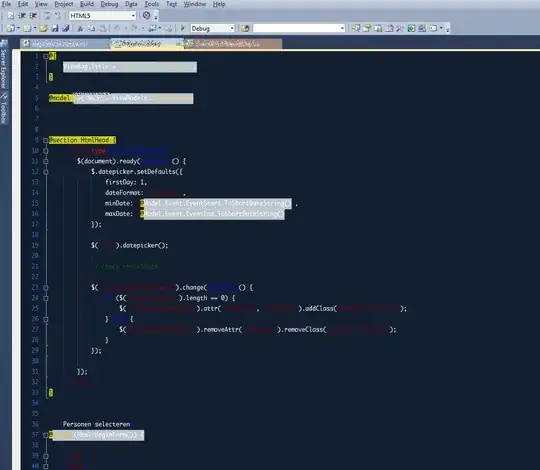 visual studio broken colors