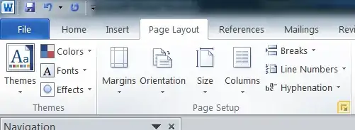 Page Setup