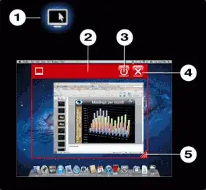 The red box is the Deskshare feature