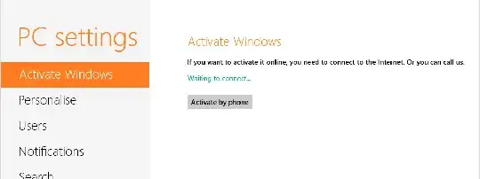 PC Settings reminder