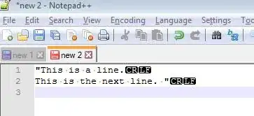 Notepad++withcontrochars