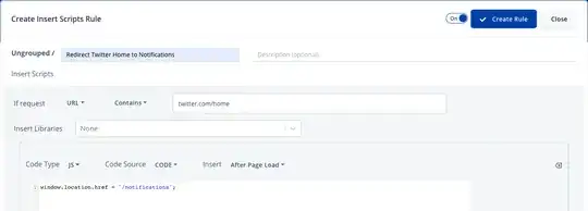 Redirect Twitter Home to Twitter Notifications using Requestly Script feature