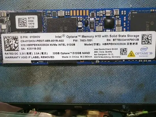 Intel Optane / NCMe stick (2)